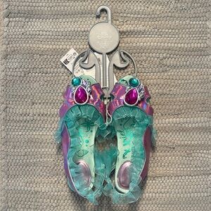 Disney Ariel Iridescent Jewel Dress-Up Shoes - Teal & Purple Accents